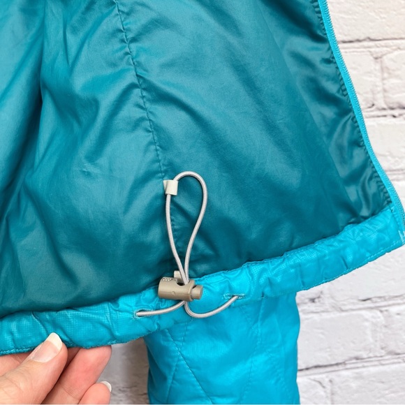 Patagonia Nano Puff Primaloft Diamond Quilted Full-Zip Jacket Turquoise Sz S/M - Picture 11 of 15